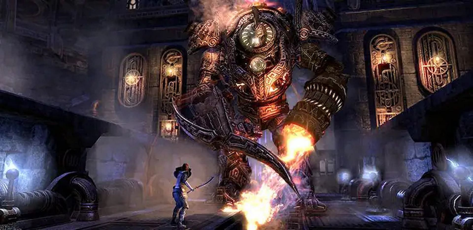 Assembly General in the Halls of Fabrication Trial (Image via ZeniMax Online Studios)